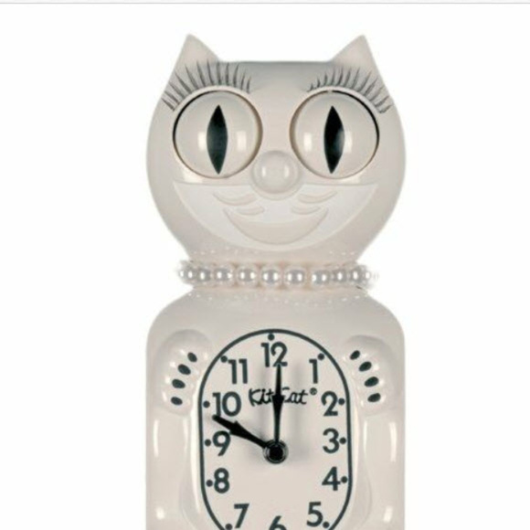 Urban Outfitters White Lady Kit-Cat Clock - Picture 2 of 4